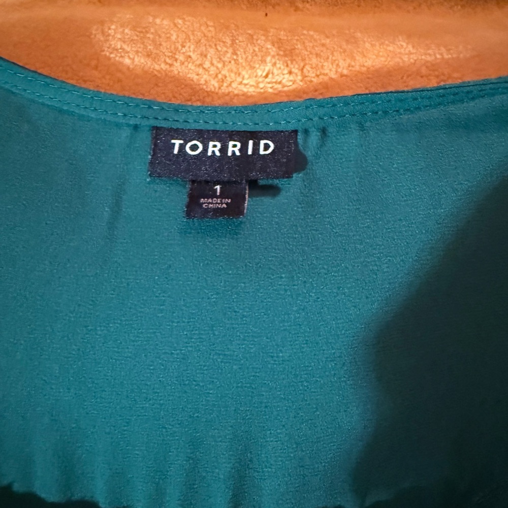 Torrid Deep Green Top